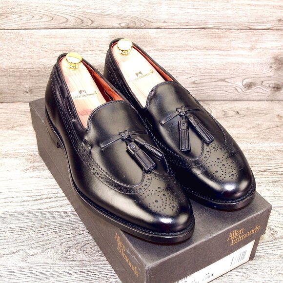 * NIB * $395 Allen Edmonds MANCHESTER Dress Loafer 11 EEE Wide * add $15 Trees - Picture 1 of 13
